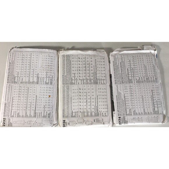 Sewing Patterns Mixed 3 Lot Women's Dresses Plus Size 18W thru 28W New Uncut A17 - Picture 5 of 5